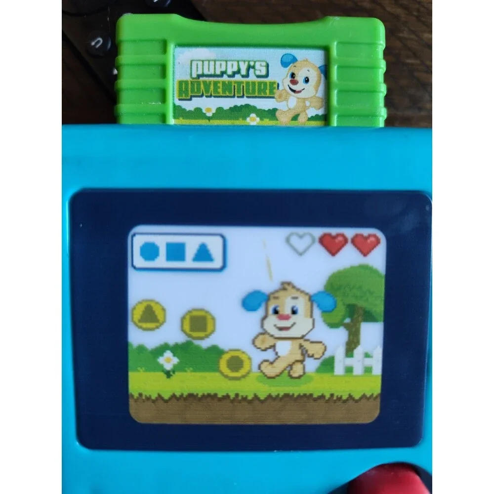 Fisher-Price Puppy's Adventure Handheld Gameboy Video Game~Works